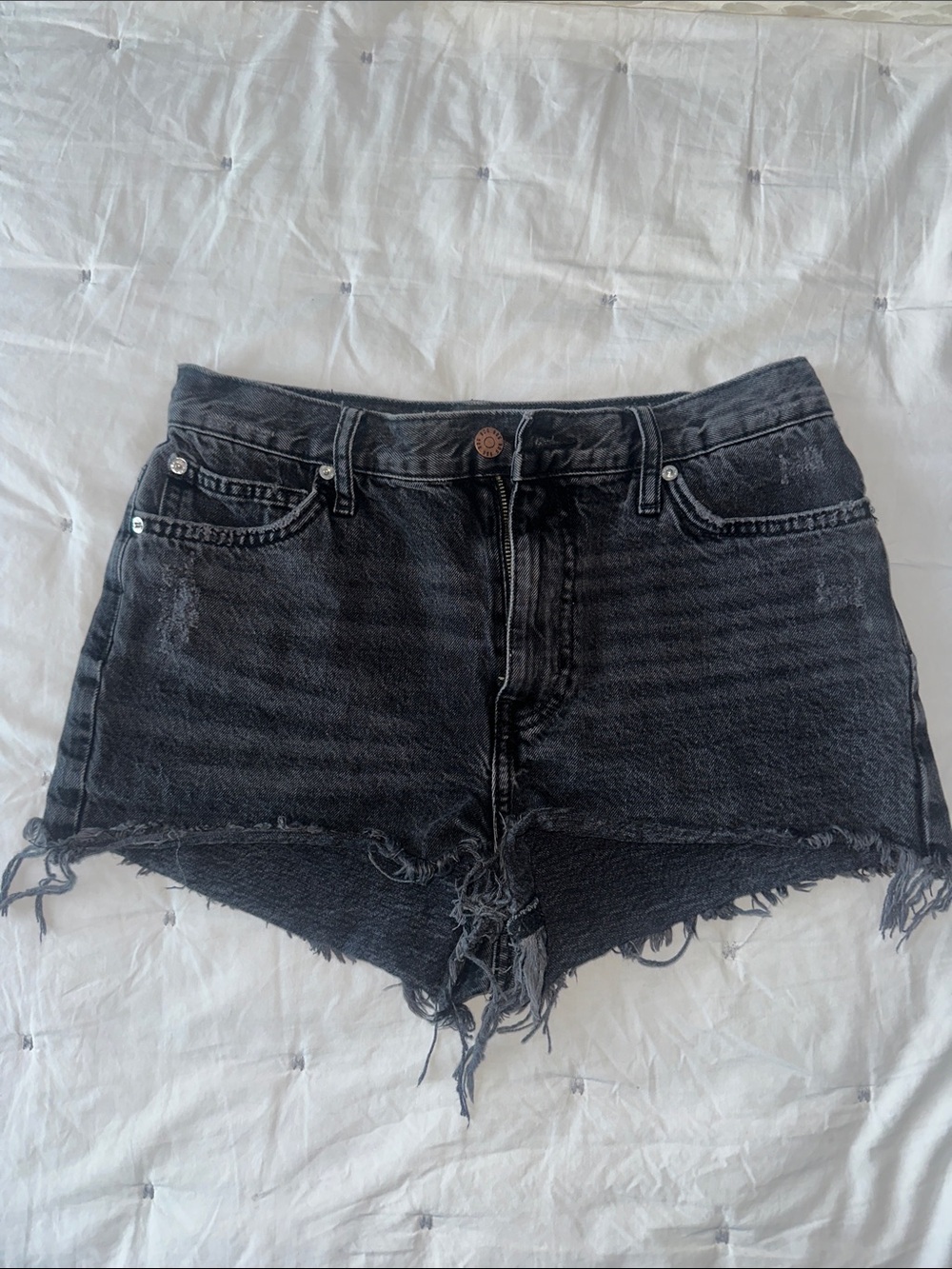 Urban outfitters black jean shorts